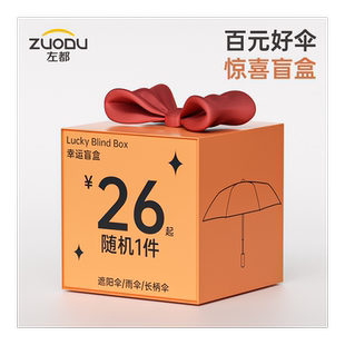 左都伞具秒杀盲盒【百元好伞每人限购一件+随机发放不可指定】