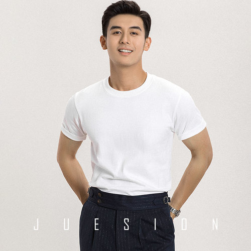 新疆长绒棉t短袖上衣休闲