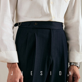 子 长裤 意式 JUESION 男士 布雷泽西装 新品 高级垂感裤 男春秋季 休闲裤