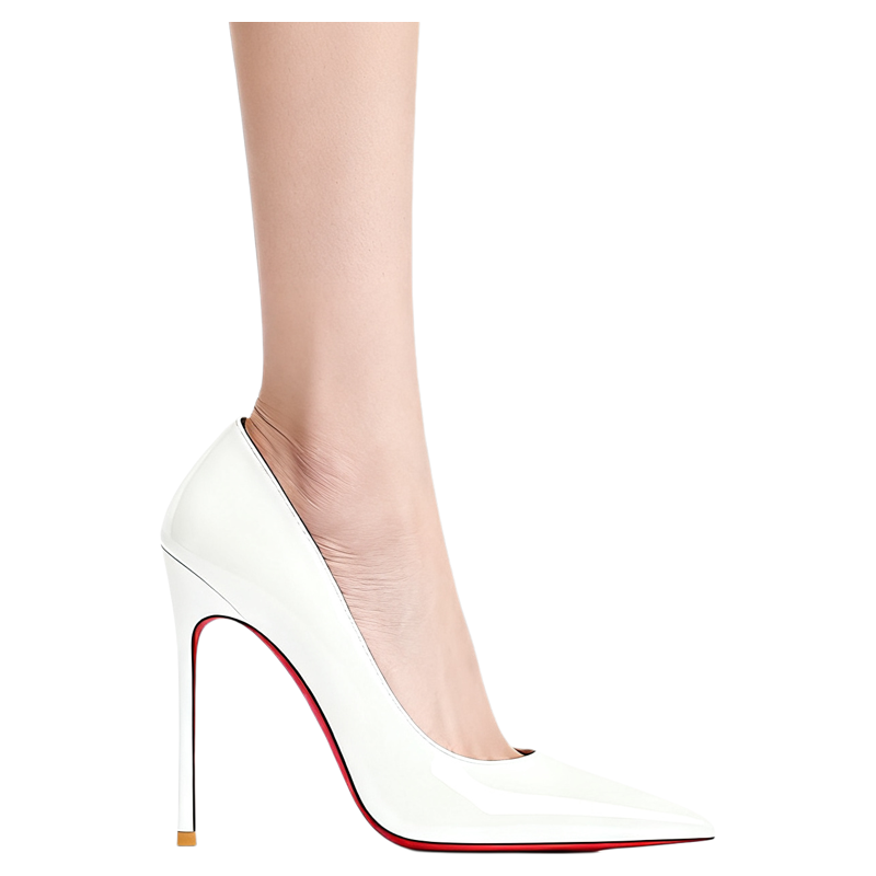 CL漆皮红底高跟凉鞋夜店宴会性感