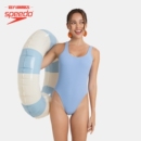 Speedo 遮肚显瘦 速比涛 复古大露背质感休闲连体泳衣