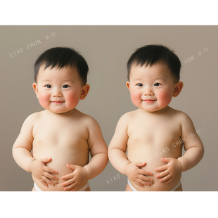 求子金童玉女助孕婚房娃娃送子图宝宝画报墙贴备孕男女龙凤胎孕妇