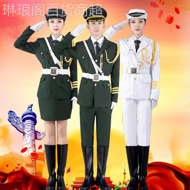 2023升旗仪式服装升旗手礼兵服乐队服装演出服中学生仪仗队礼服