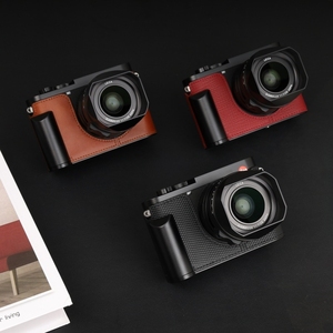 适用徕卡Leica Q3相机包真皮保护套皮套莱卡Q3 43手柄包半套底座