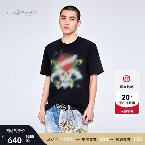 EdHardy埃德哈迪2025夏季T恤