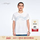 正肩轻薄短袖 T恤 男士 白色针织修身 Hardy埃德哈迪夏季 流行新款