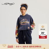 女士宽松水洗烫钻套头衫 Hardy埃德哈迪冬季 流行新款