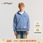 Hardy埃德哈迪2026春季 新款 男士 水洗宽松落肩套头衫 E1SAM017