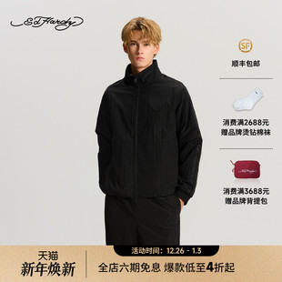 微宽松落肩平绣夹克衫 男士 新款 E1RDM083 Hardy埃德哈迪2025冬季