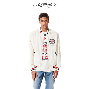 夹克衫 学院风绣花虎头logo男士 Hardy埃德哈迪秋季 外套 新款