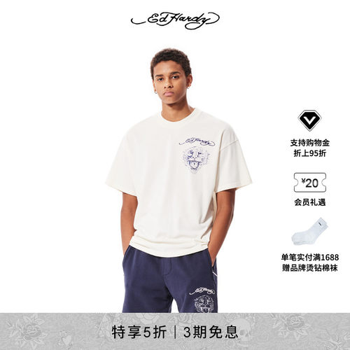 EdHardy短袖T恤美式复古