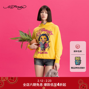 Ed Hardy埃德哈迪冬季新款杀手系列玛蒂尔达套头衫