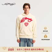 烫钻套头衫 E1SAM055 男士 连帽修身 Hardy埃德哈迪2026春季 新款