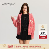 女士宽松手绣logo针织衫 Hardy埃德哈迪冬季 流行新款