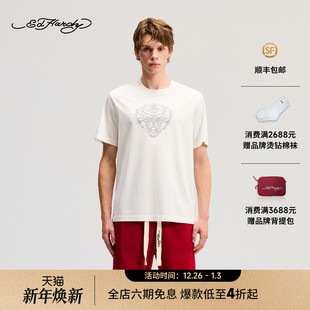 直身正肩短袖 男士 新款 T恤E1RDM065 Hardy埃德哈迪2025冬季