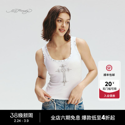 EdHardy女士圆领背心吊带