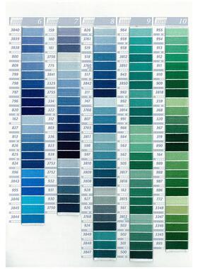 刺绣 十字绣绣线支线一支8米6股447色线号一公斤起加工手工爆款