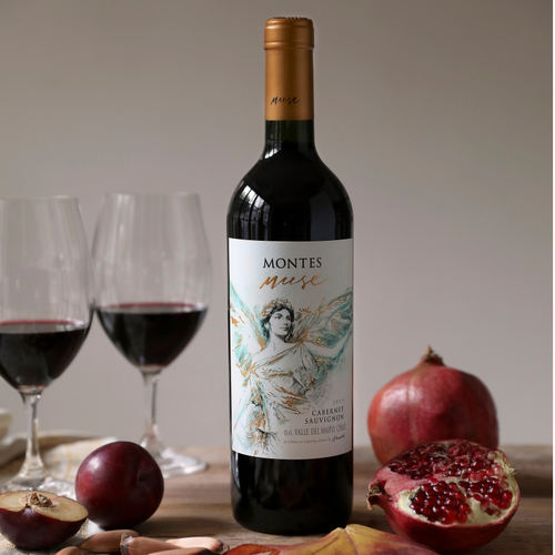 montes蒙特斯缪斯单一赤霞珠干红葡萄酒智利原瓶进口18个月陈酿