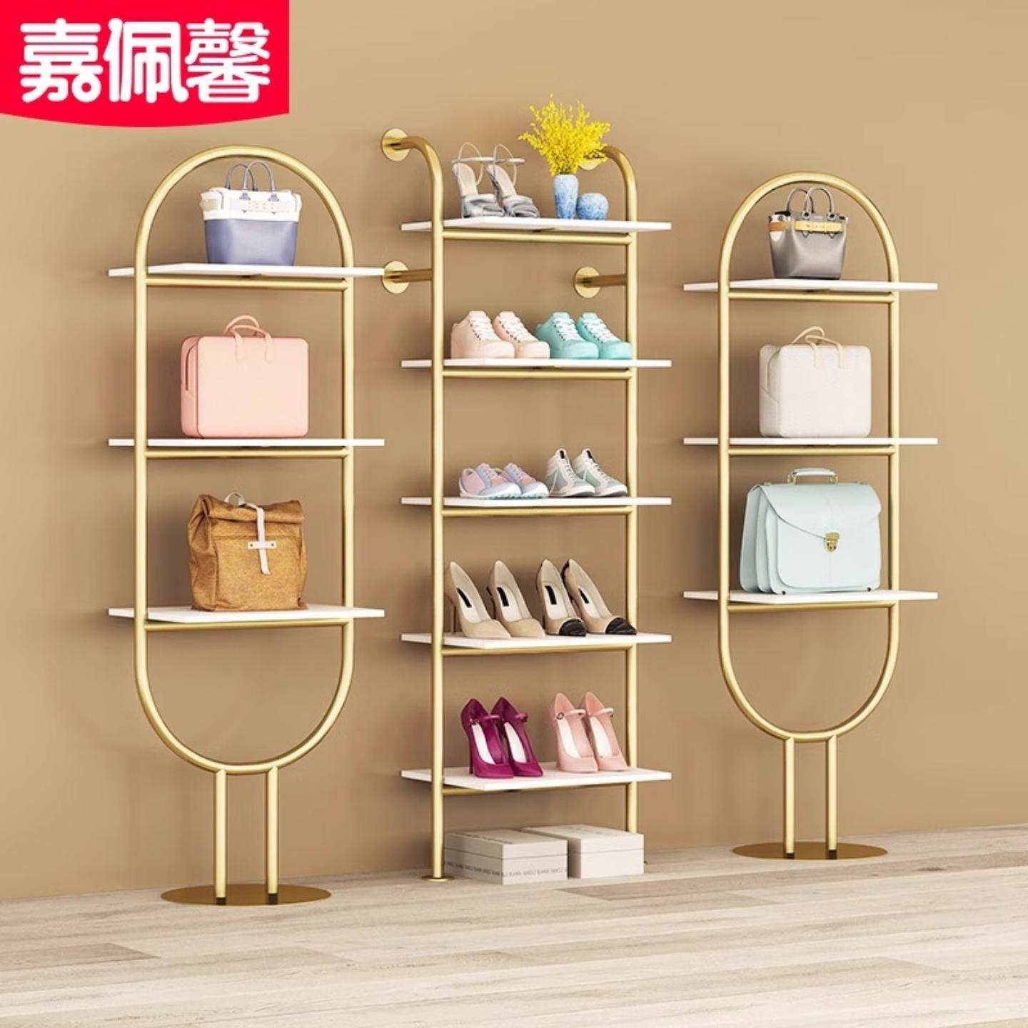 鞋店鞋架展示架服装店包架置物架创意货架鞋架子店铺包包架陈列架