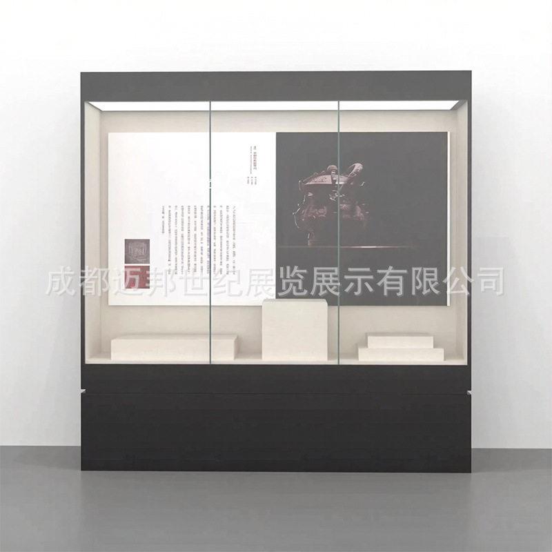 四川博物馆展玩柜柜定制玻展示/古董陶瓷器陈列柜古艺术馆璃收藏