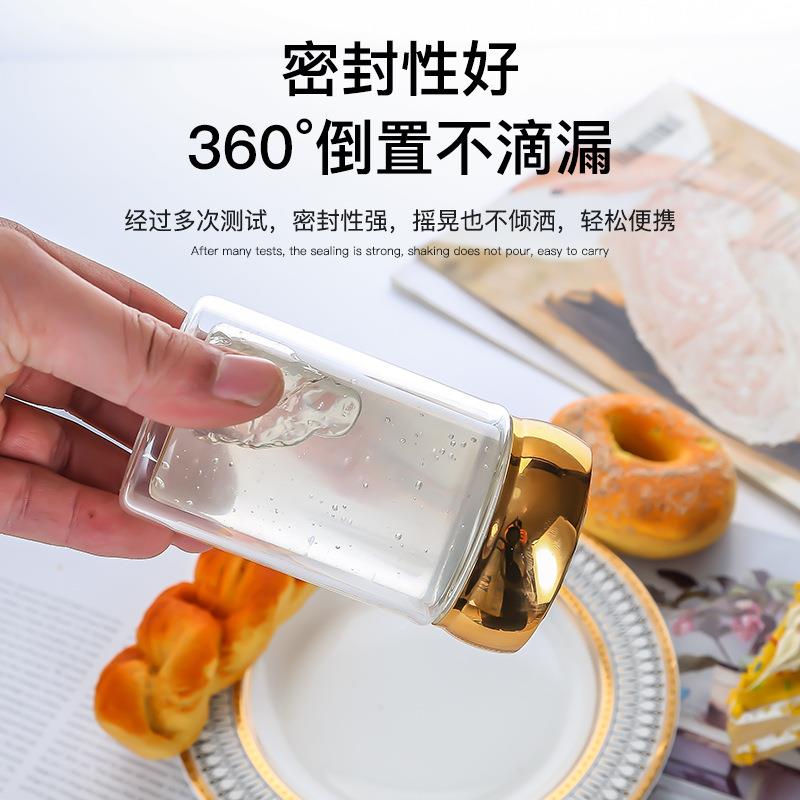 燕窝66玻璃瓶密蜂蜜封瓶空瓶分装玻璃圆瓶直果酱现货