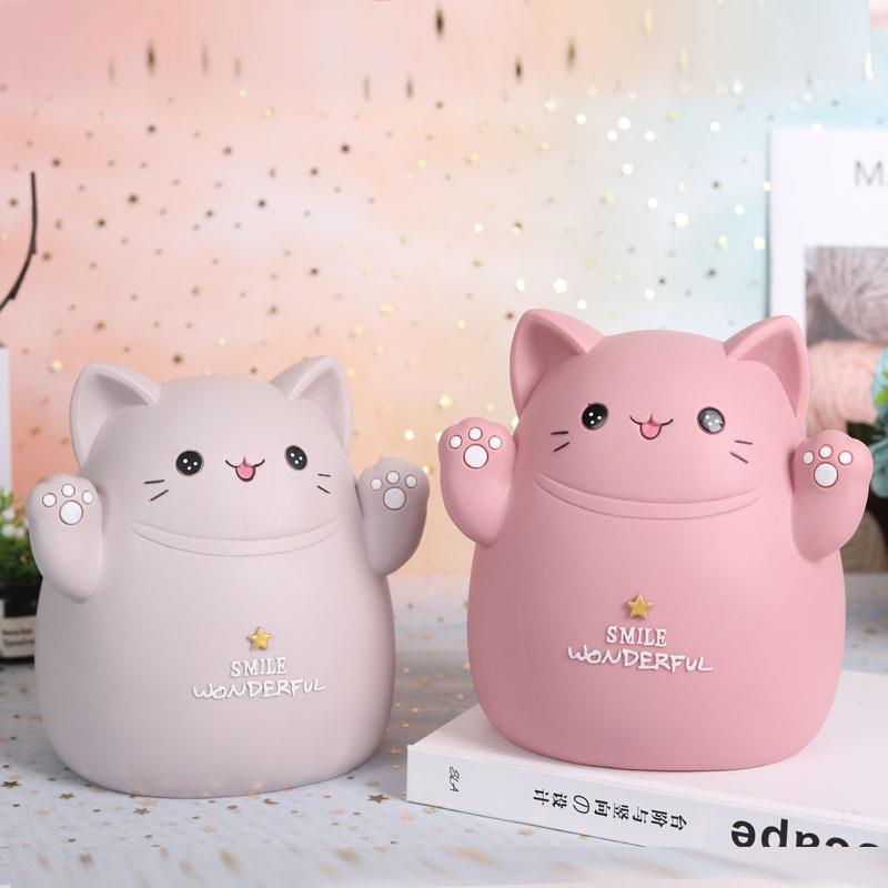 卡通招猫存钱罐创财日392意大容量储蓄罐孩储钱罐男女生礼物摆件