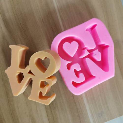 3D立体LOVE英文字母造型蛋糕装饰