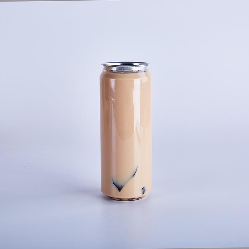 易拉罐水果杯茶外卖饮料瓶果茶汁杯一67口径次性封P口铝盖打包瓶E