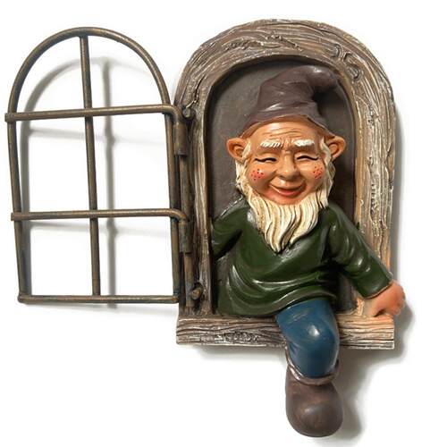 花园侏儒3D摆件小矮人树脂工艺品garden gnomes雕像装饰品摆件