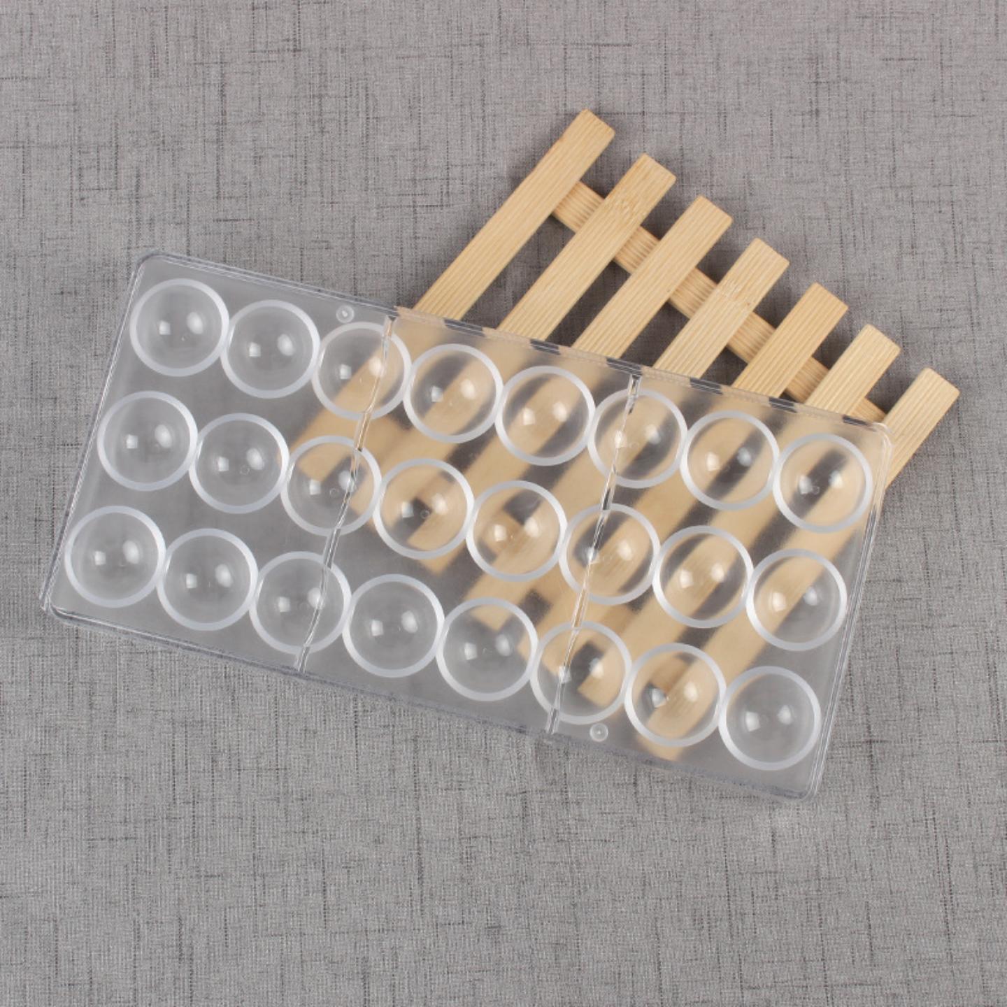 24连DIY球形模具立体巧克力模
