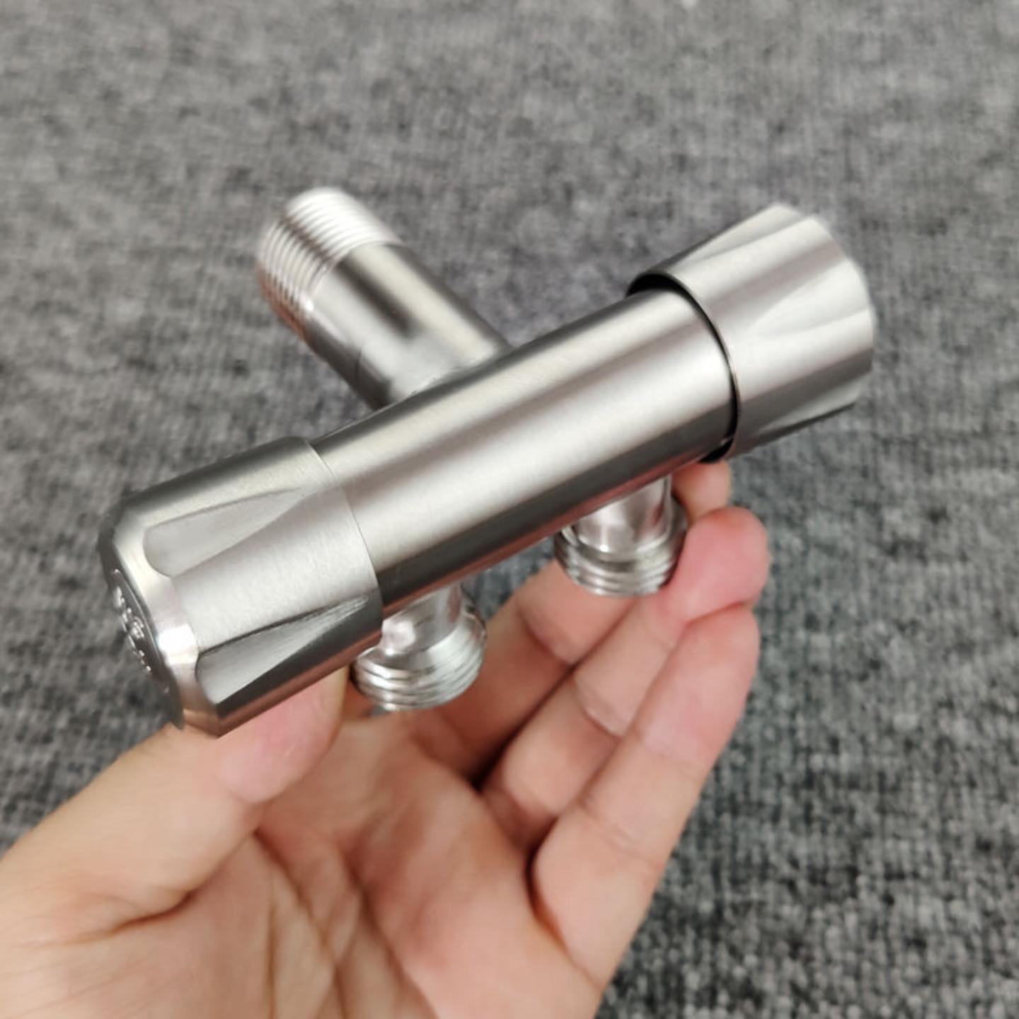 304不锈钢角阀家用阀门双开关4