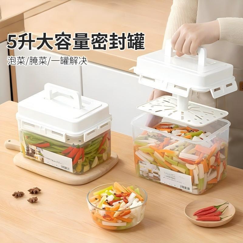 韩国泡菜坛子腌菜菜明泡菜存储泡菜桶-1咸泡透菜坛按带内盖压密封