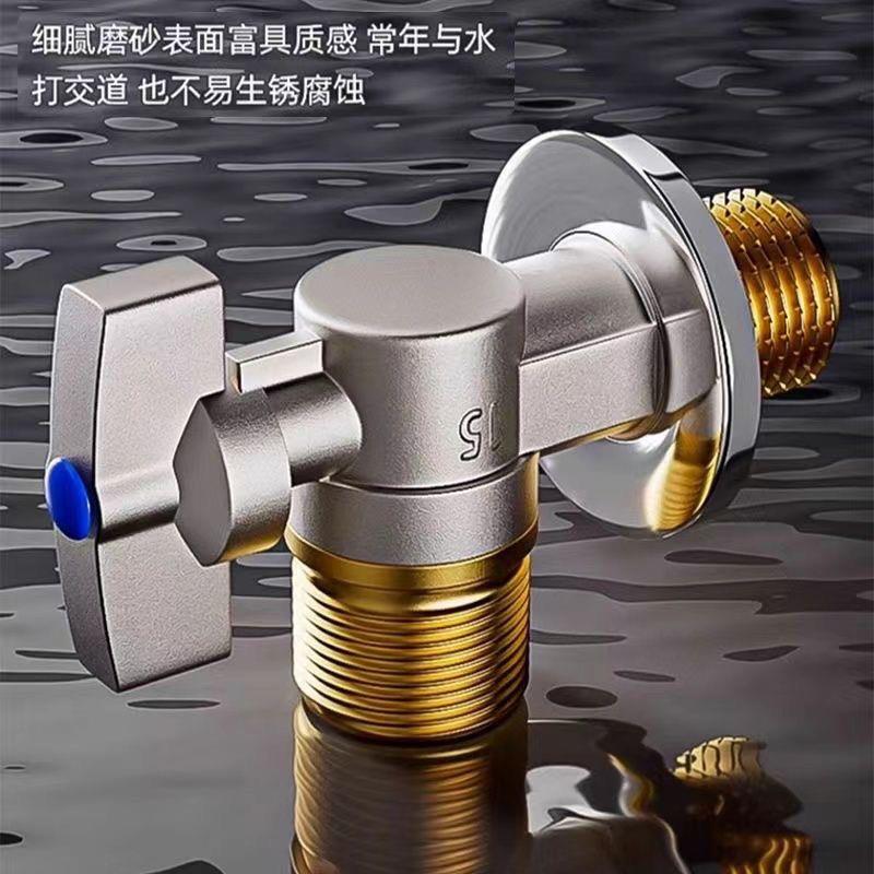 德国进口球芯全开水大量角阀/全铜流冷热气热水燃器专用4分球阀图片