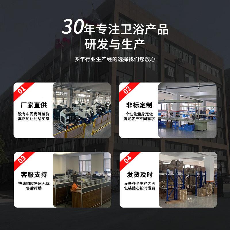 枪灰色水龙头暗装盆防溅墙冷水热入面/式全铜浴室暗装水龙头