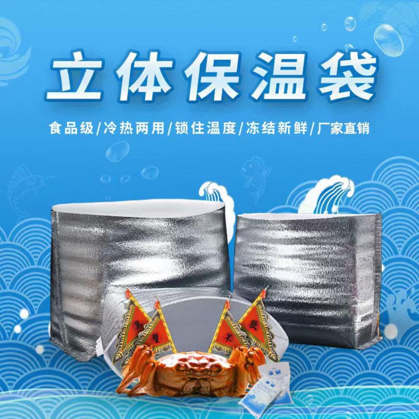 立体铝箔保温袋一次性冰淇淋海鲜