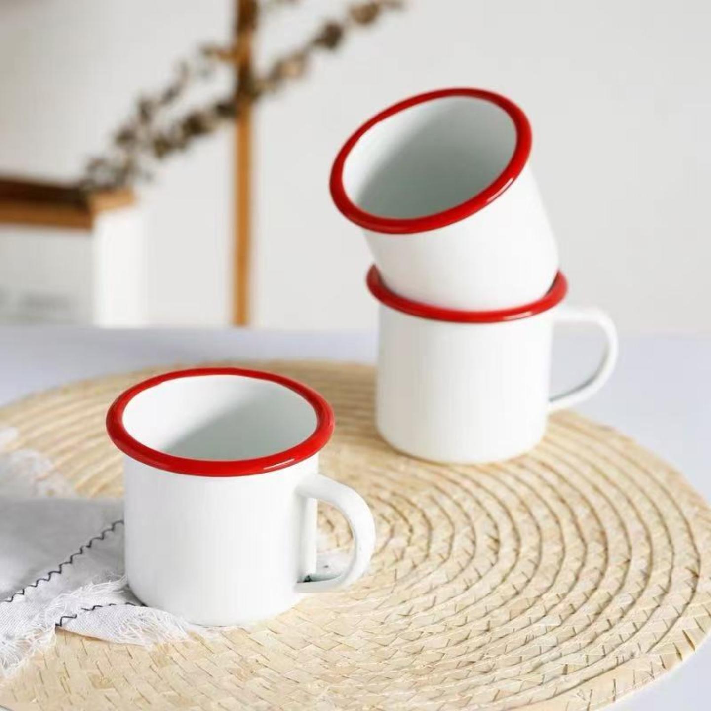 搪瓷杯怀旧经典马克杯老式铁水杯