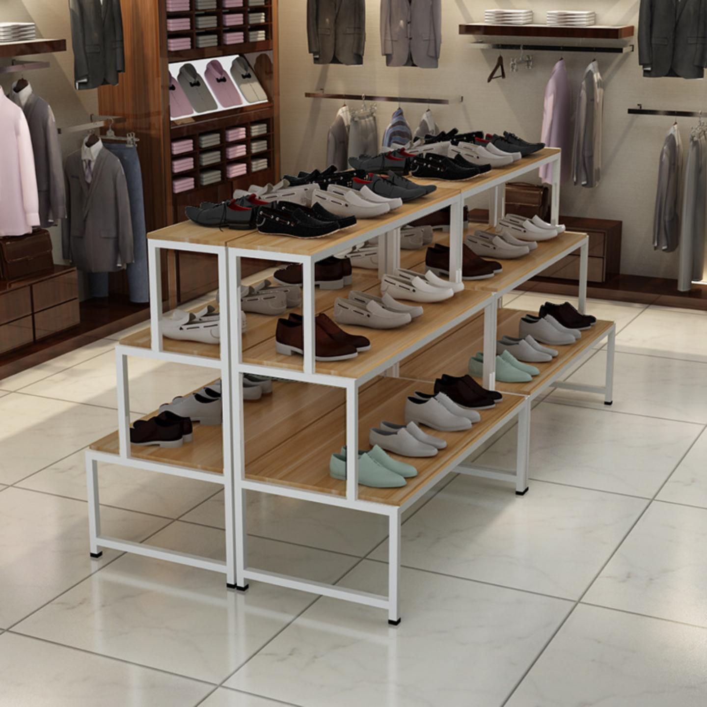 商场化妆品中岛柜鞋店多层鞋架