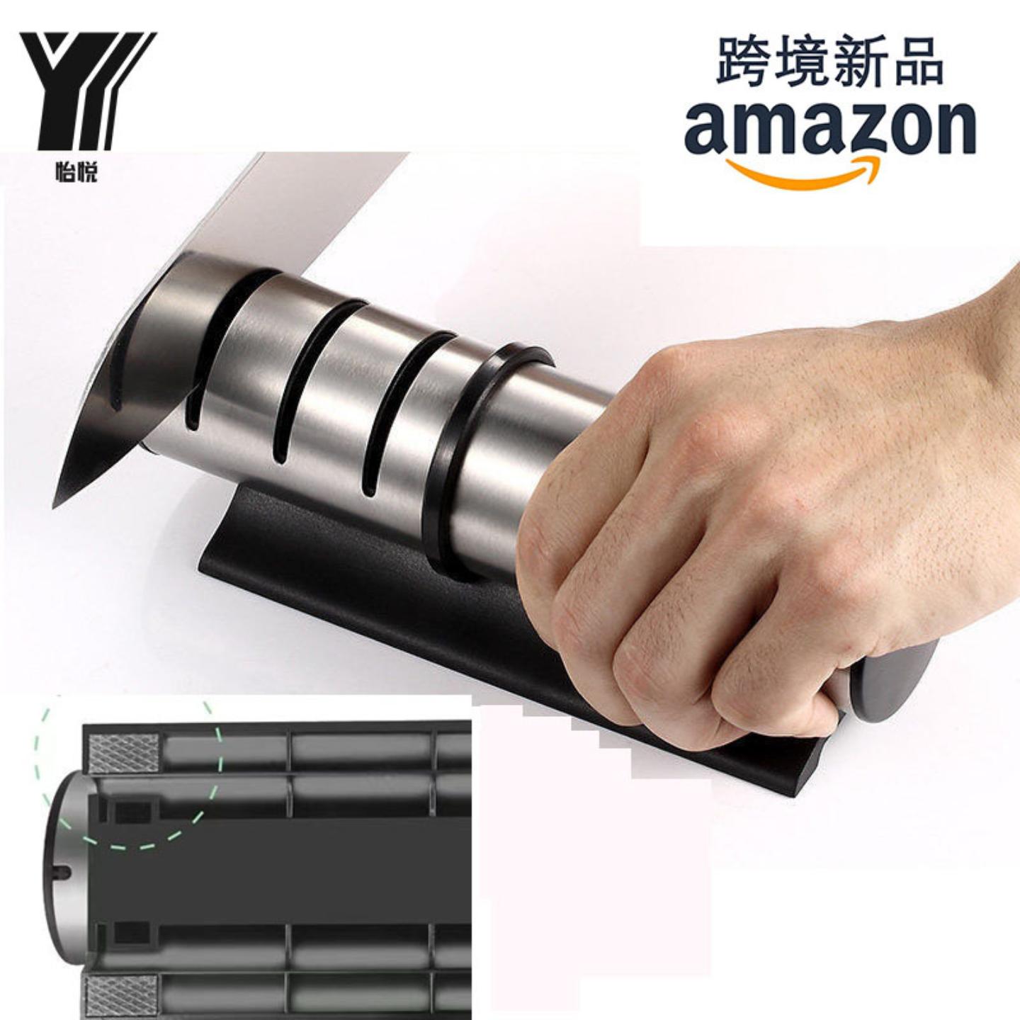 磨刀器家用三段快速手动多功能