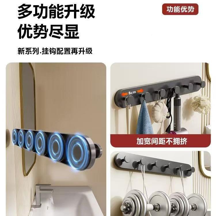 强排力吸盘YX2挂钩免打厨房钩螺旋衣真空卫孔生间浴室挂钩橱柜帽