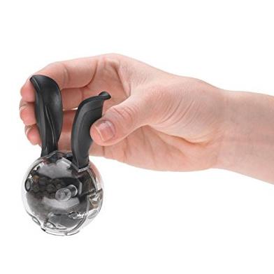 动黑瓶胡椒研磨手器 调料子 QS黑胡椒陶器瓷芯磨粉 粗盐磨碎器