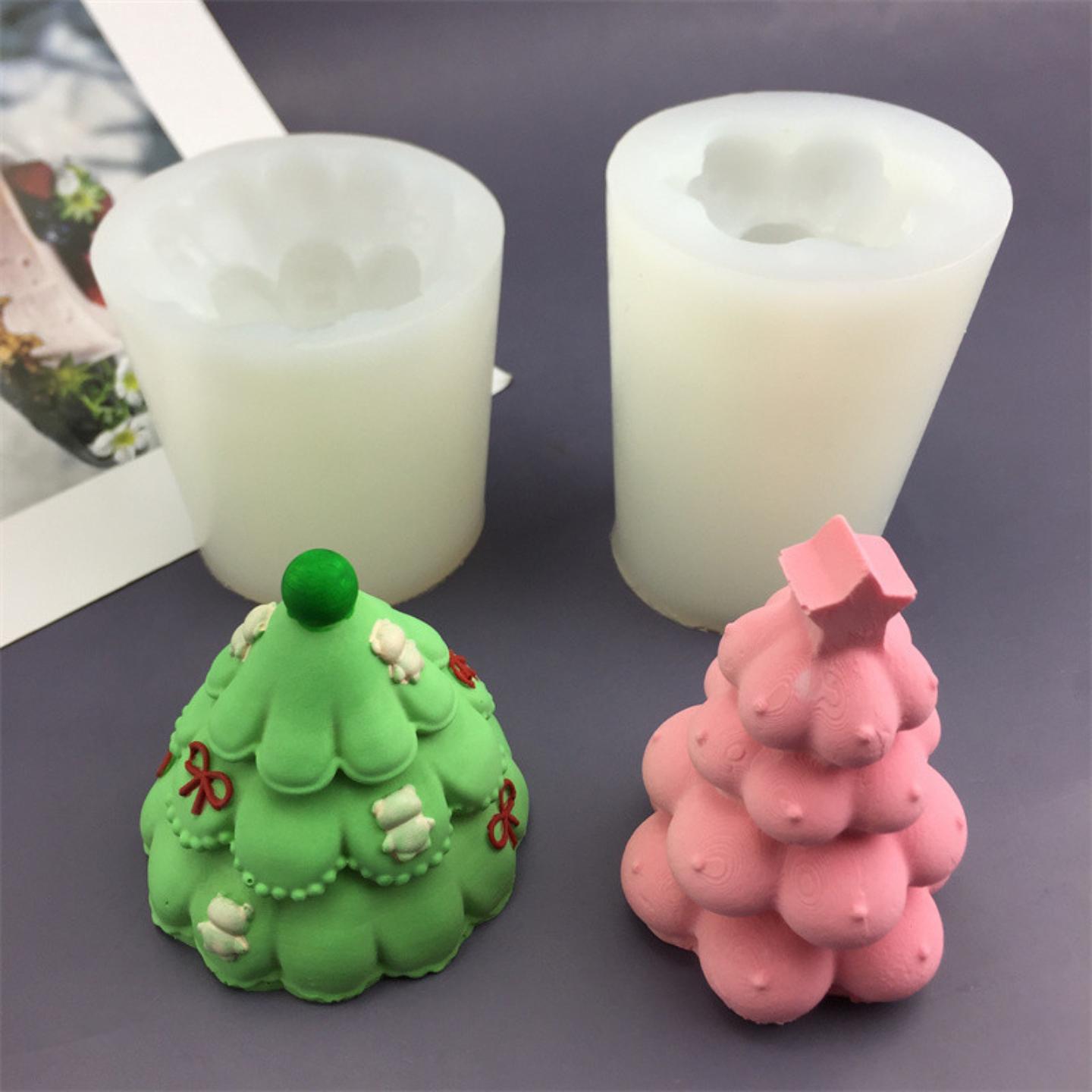 圣诞节小熊蝴蝶结圣诞树星星diy