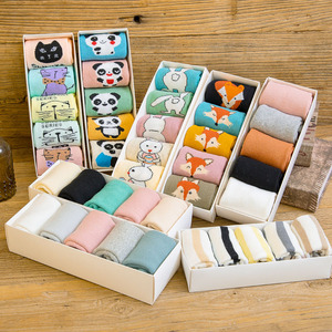 袜子女秋冬季加厚短袜冬天保暖可爱毛圈低帮加绒毛巾睡眠月子卡通