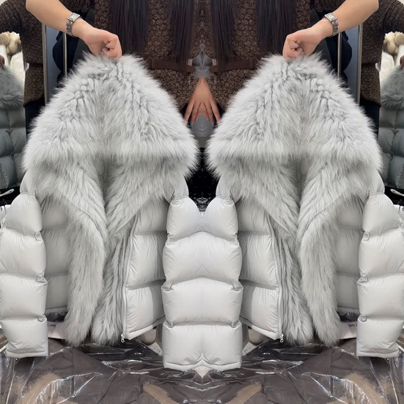 冬季时尚设计感毛毛连帽棉服女2025年网红爆款宽松高端欧货短外套,女装/女士精品,短外套,淘宝优惠券,粉丝福利购,淘宝优惠卷