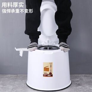 便携式坐便器老人移动马桶孕妇坐便椅成人小便桶家用产妇便盆尿桶