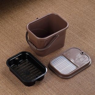 茶桶茶渣桶排水桶塑料茶水桶小废水桶茶道零配件茶具桶茶台垃圾桶