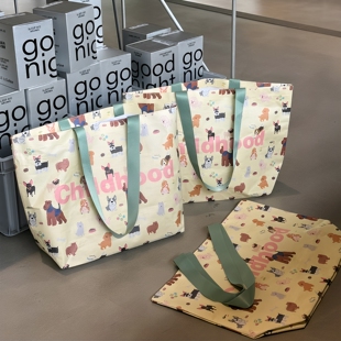 卡通大号编织袋定礼品袋制装礼物购物服装店衣服手提袋子广告宣传
