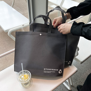 批发购物打包定制 加厚袋子包装 环保带扣无纺布服装 店手提袋男女装