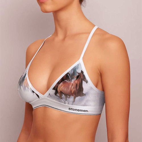stonemen法式三角杯无钢圈内衣
