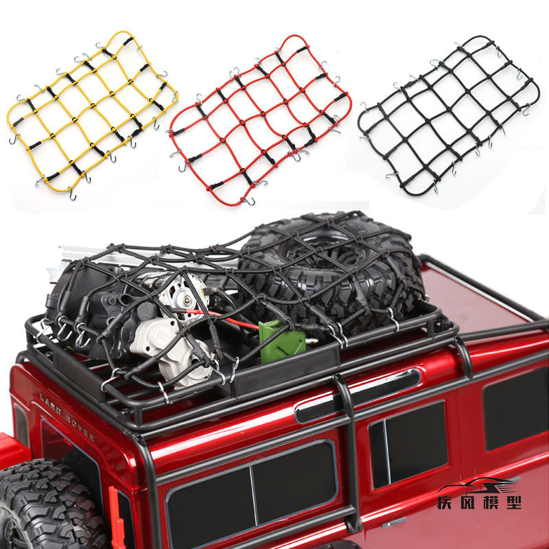 1/10攀爬车TRX-4 90046 90047 D90 SCX10通用行李架网 车顶行李网图片