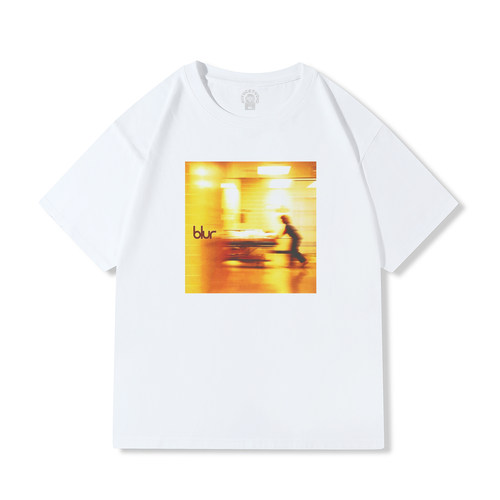 Blur模糊乐队13专辑印花短袖